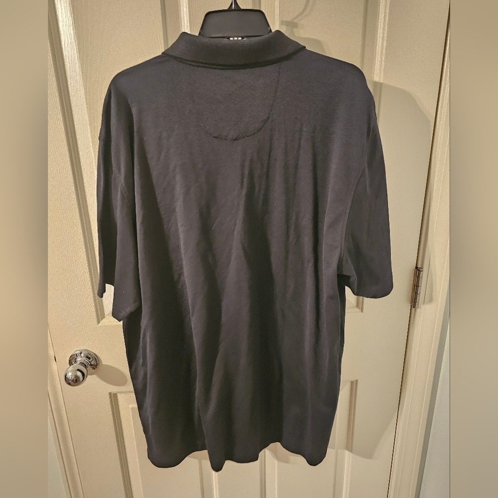 Van Heusen NWT Mens Black Jersey Polo Size XXL - Picture 4 of 4
